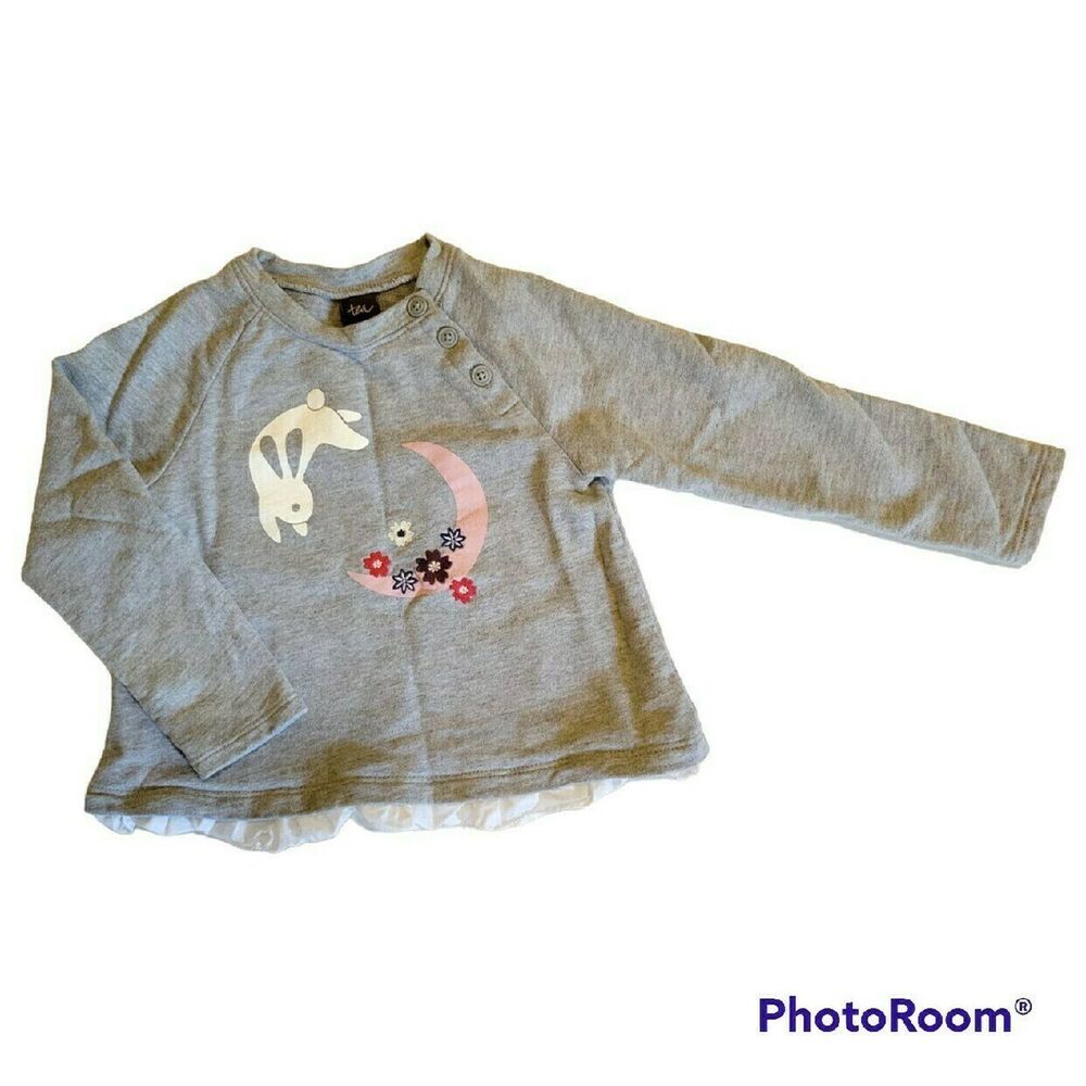 Tea Collection Bunny/moon Top